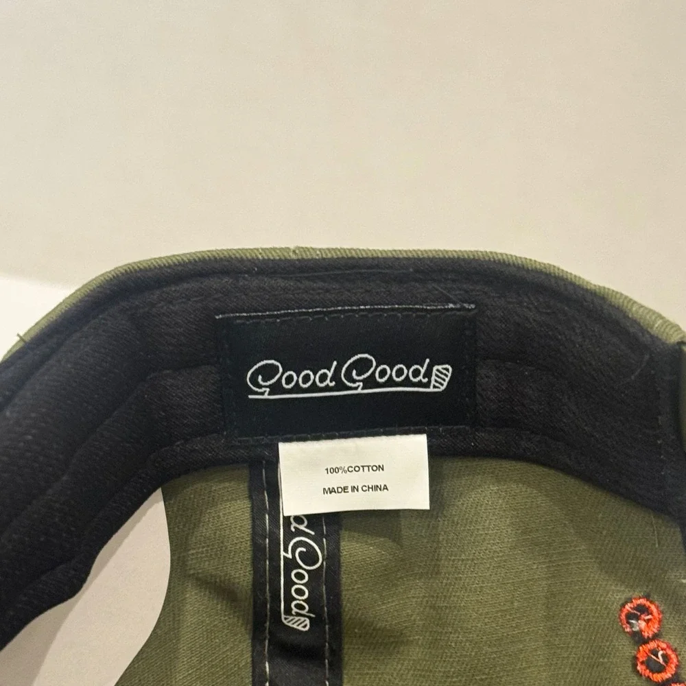 NEW Good Good Golf Country Club Rope Hat Mens Olive Green Snapback Patch Cap